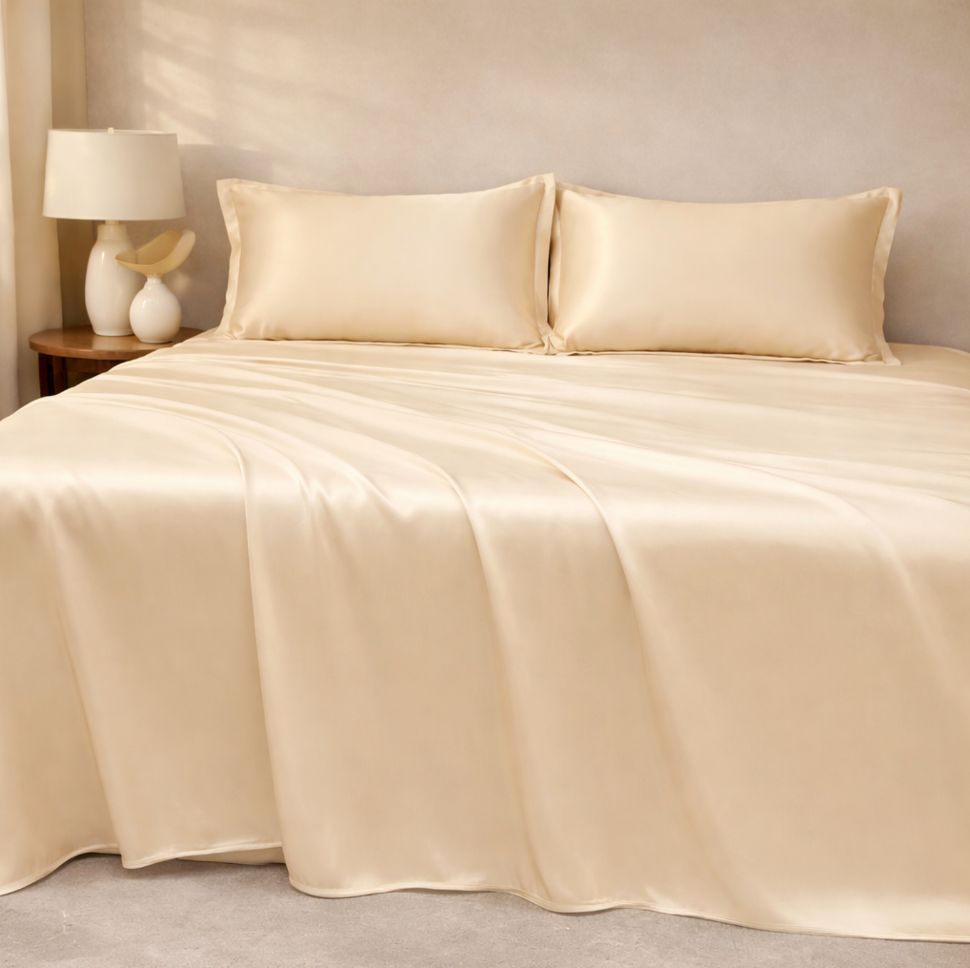 Drap plat en Soie de Murier