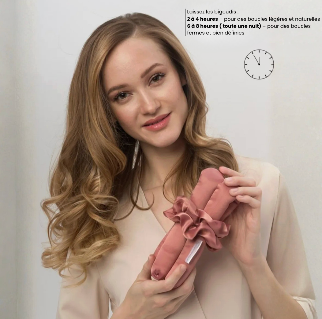 Bigoudis en Soie de Murier