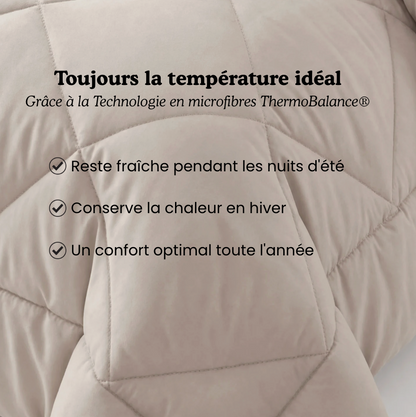 SoftSleep® – La couette thermorégulatrice qui remplace vos draps et sèche en un temps record