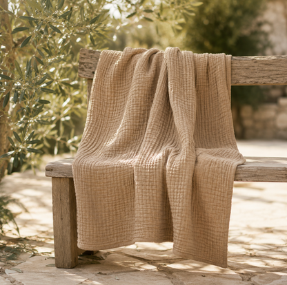 Couverture en mousseline de coton