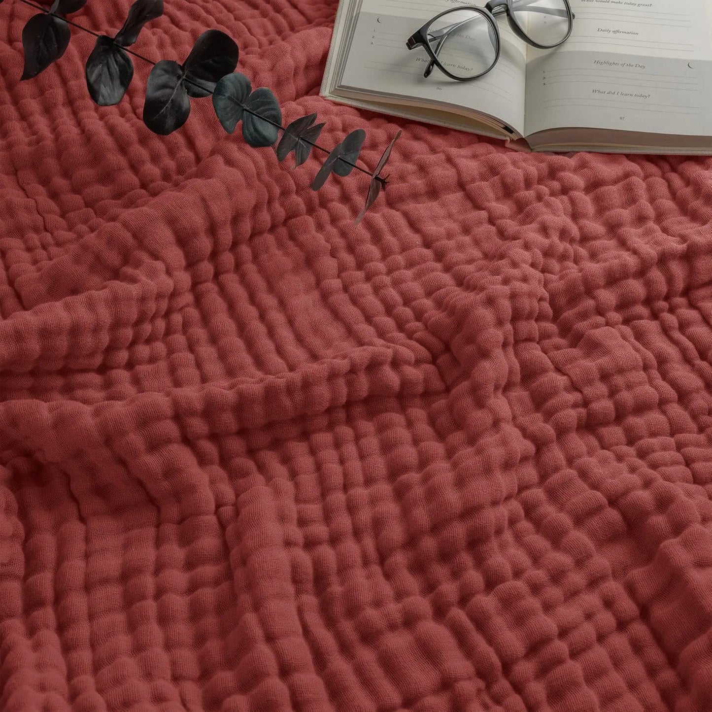 Couverture en mousseline de coton