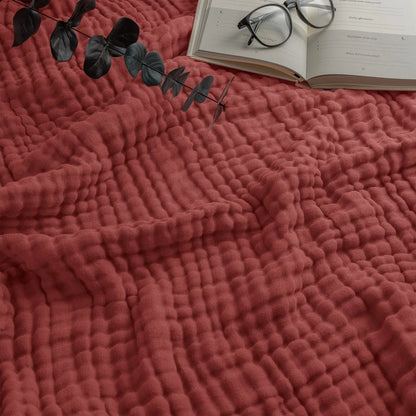 Couverture en mousseline de coton