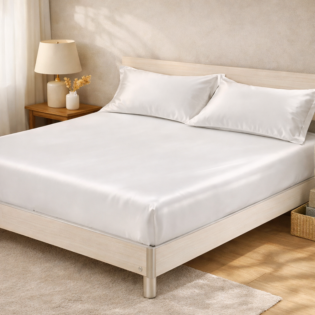 Drap housse en soie de Murier