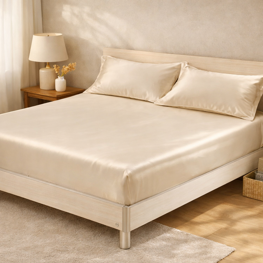 Drap housse en soie de Murier