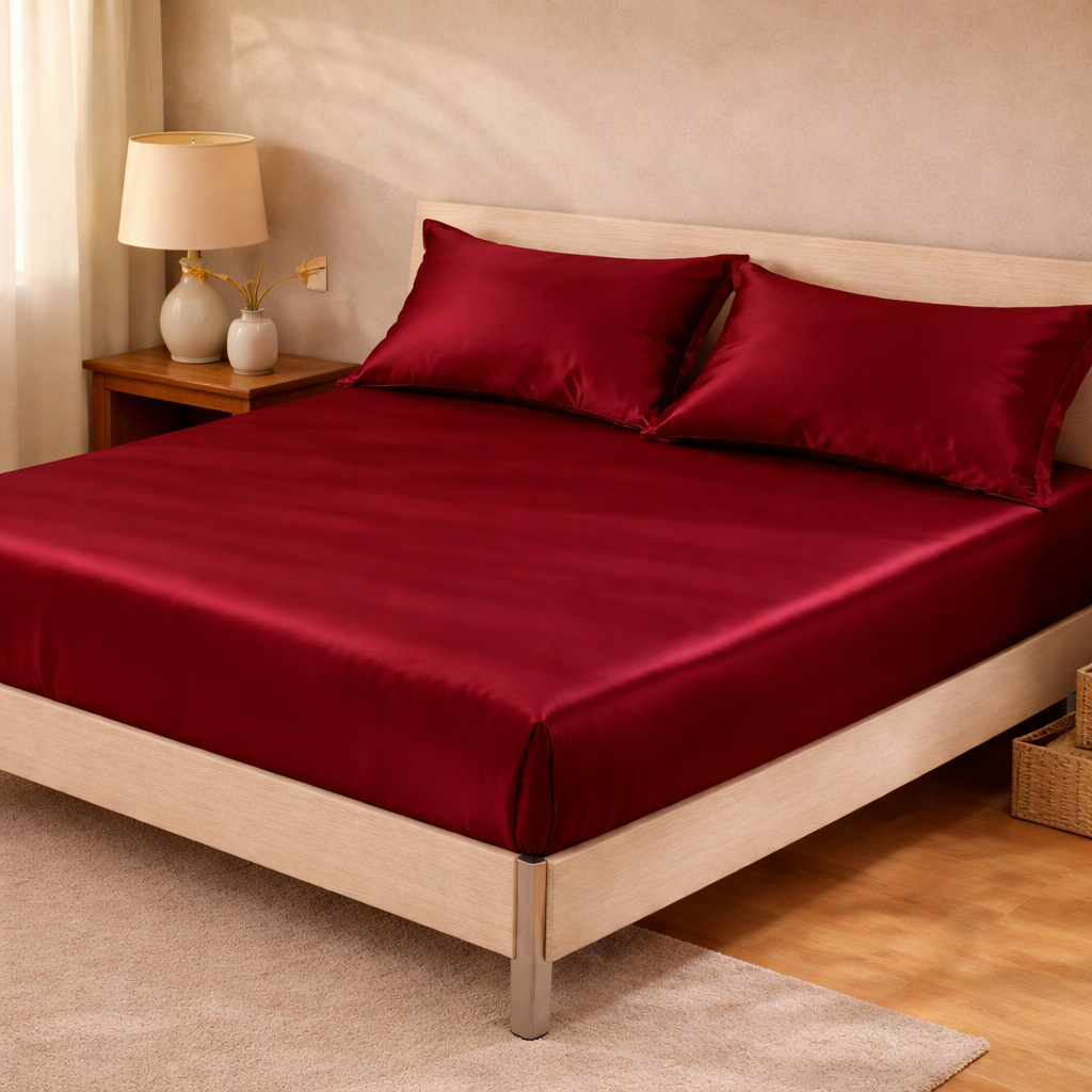 Drap housse en soie de Murier