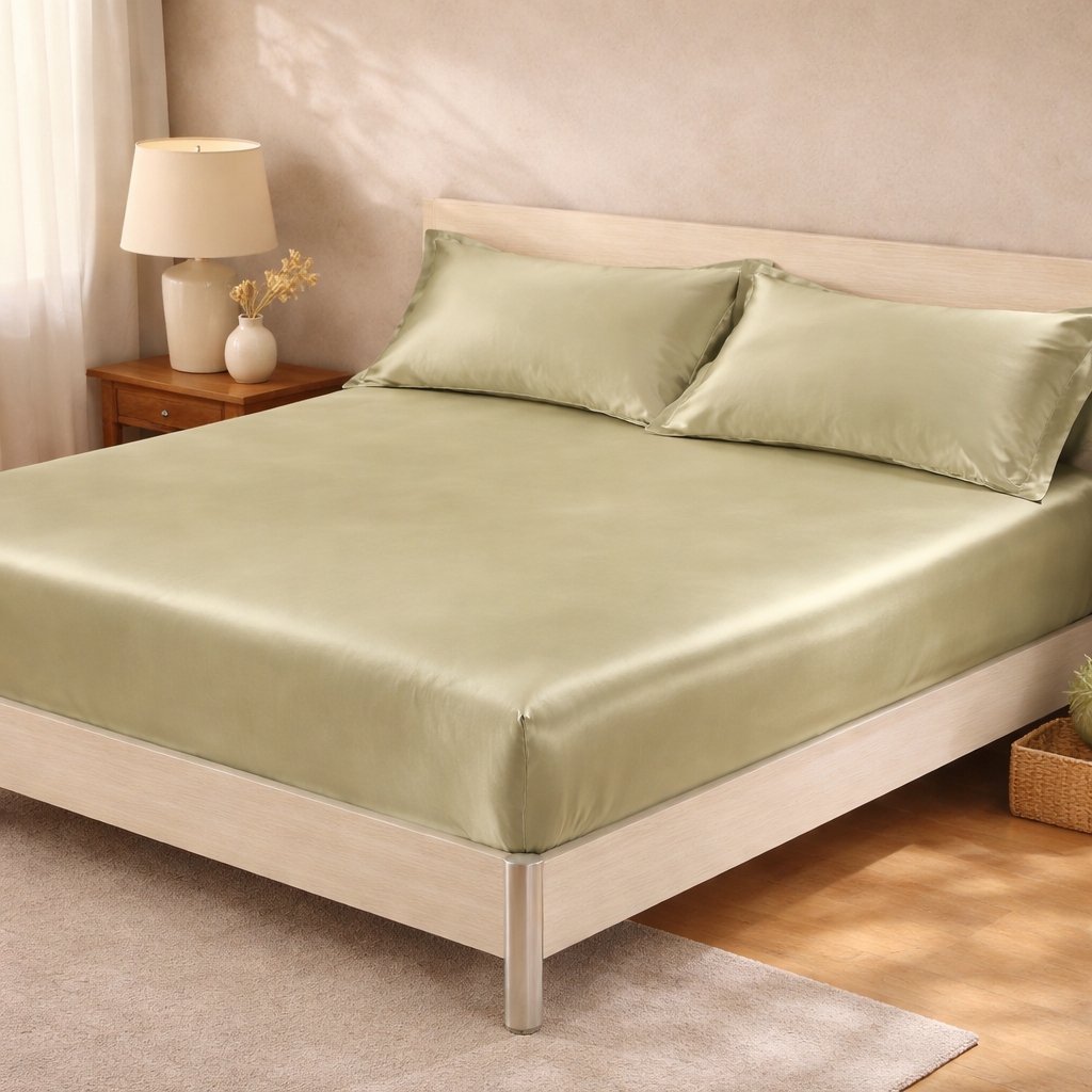 Drap housse en soie de Murier